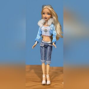 Rare My Scene Kennedy Un-fur-gettable Doll Mattel Original Outfit Sunglasses